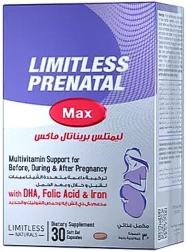 LIMITLESS PRENATAL MAX 30 TAB