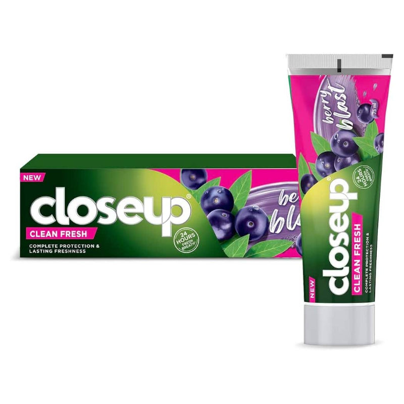 CLOSE UP T/P CLEAN FRESH BERRY 75ML