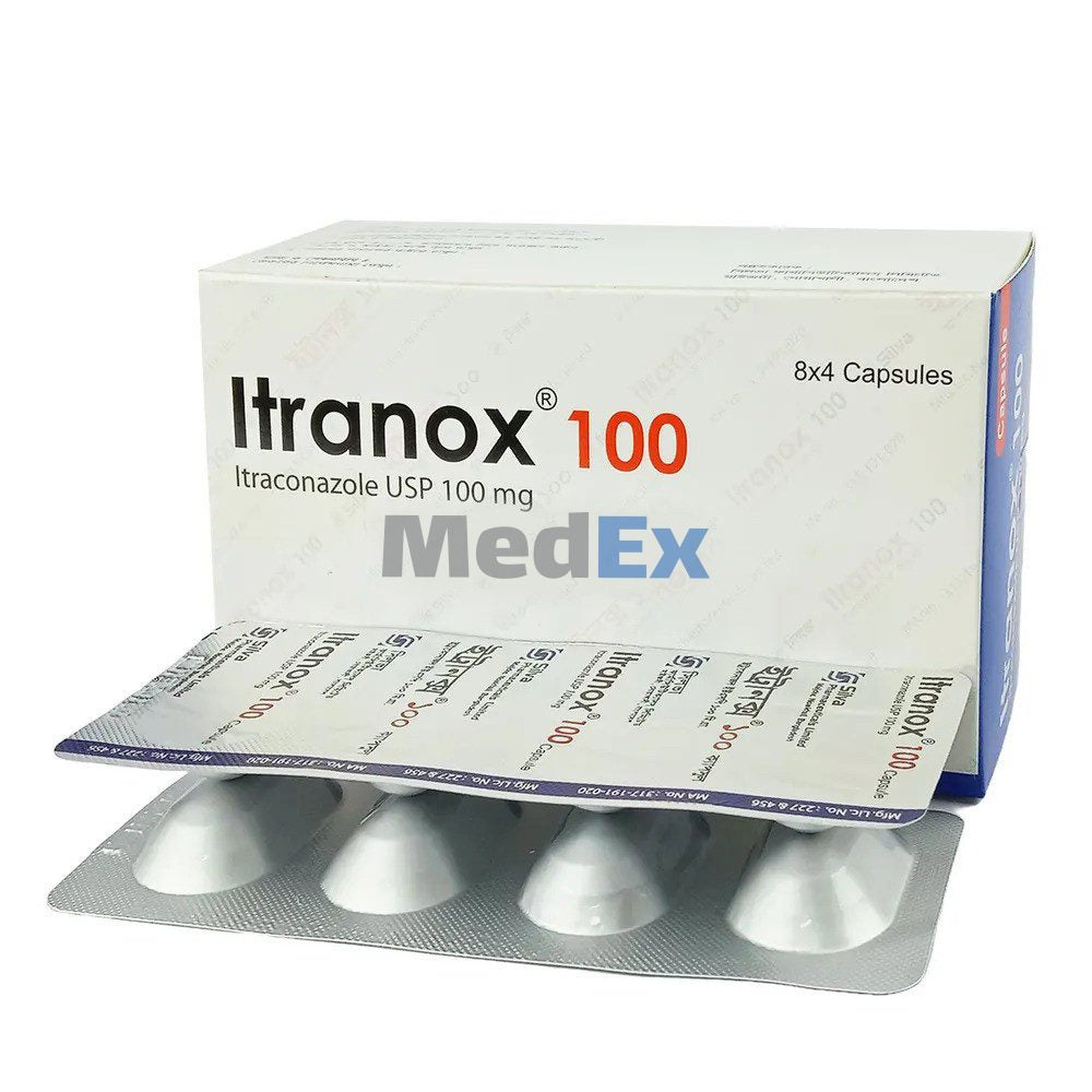 ITRANOX 100 MG 15 CAP