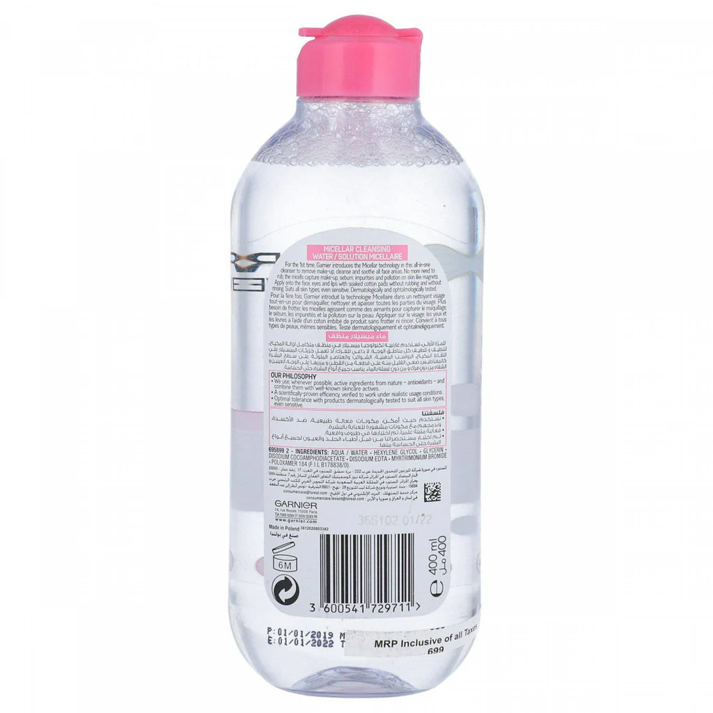 GARNIER MICELLAR CLEANSING WATER